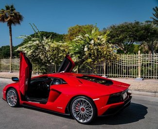 Lamborghini Aventador S, Petrol car hire in UAE