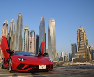Cheap Lamborghini Aventador S, 6.5 litres for rent in  UAE