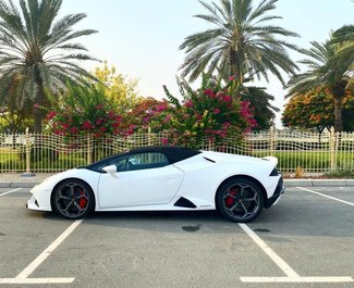 Cheap Lamborghini Huracan Evo Cabrio, 5.2 litres for rent in  UAE
