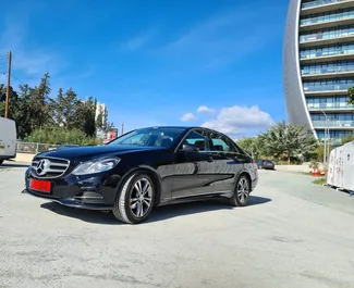 Front view of a rental Mercedes-Benz E-Class in Limassol, Cyprus ✓ Car #5922. ✓ Automatic TM ✓ 0 reviews.