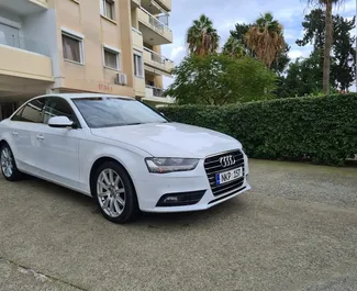 Audi A4 rental. Comfort, Premium Car for Renting in Cyprus ✓ Deposit of 500 EUR ✓ TPL, CDW, SCDW, FDW, Theft, Young insurance options.