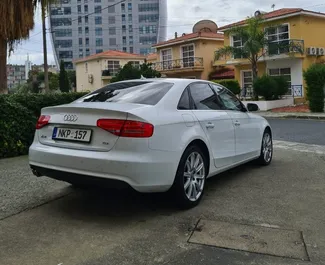 Audi A4 2015 available for rent in Limassol, with unlimited mileage limit.