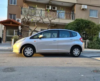 Front view of a rental Honda Fit in Limassol, Cyprus ✓ Car #3294. ✓ Automatic TM ✓ 1 reviews.