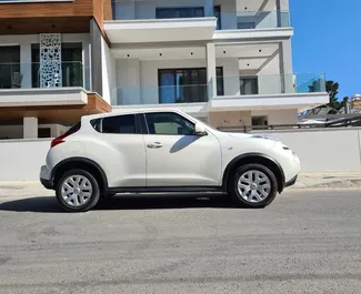 Nissan Juke 2015 available for rent in Limassol, with unlimited mileage limit.