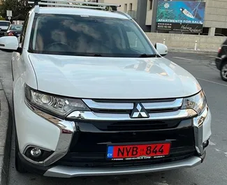 Front view of a rental Mitsubishi Outlander in Limassol, Cyprus ✓ Car #5917. ✓ Automatic TM ✓ 0 reviews.