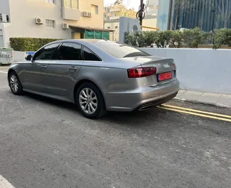 Petrol 2.2L engine of Audi A6 2019 for rental in Limassol.