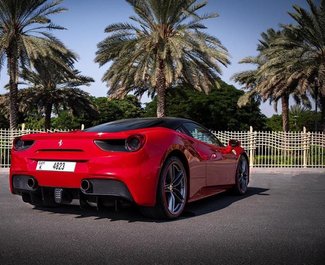 Cheap Ferrari 488 GTB, 3.9 litres for rent in  UAE