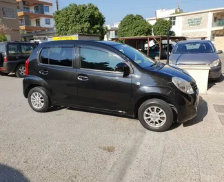 Toyota Passo 2014 car hire in Cyprus, featuring ✓ Petrol fuel and  horsepower ➤ Starting from 22 EUR per day.
