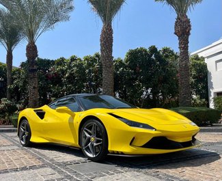 Hire a Ferrari F8 car at Dubai airport in  UAE