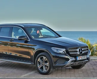 Front view of a rental Mercedes-Benz GLC-Class in Budva, Montenegro ✓ Car #5909. ✓ Automatic TM ✓ 1 reviews.