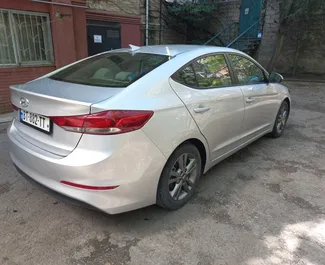 Hyundai Elantra 2018 car hire in Georgia, featuring ✓ Petrol fuel and 147 horsepower ➤ Starting from 104 GEL per day.