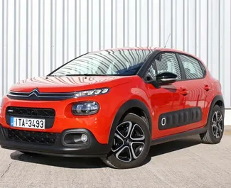 Citroen C3 rental. Economy, Comfort, Crossover Car for Renting in Greece ✓ Without Deposit ✓ TPL, FDW, Passengers, Theft insurance options.