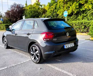 Petrol 1.0L engine of Volkswagen Polo 2019 for rental in Thessaloniki.