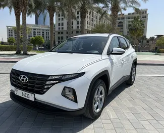 Front view of a rental Hyundai Tucson in Dubai, UAE ✓ Car #4873. ✓ Automatic TM ✓ 1 reviews.