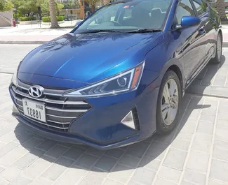 Front view of a rental Hyundai Elantra in Dubai, UAE ✓ Car #4862. ✓ Automatic TM ✓ 1 reviews.
