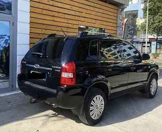 Front view of a rental Hyundai Tucson in Tirana, Albania ✓ Car #6414. ✓ Automatic TM ✓ 0 reviews.