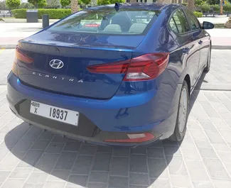 Hyundai Elantra rental. Comfort Car for Renting in the UAE ✓ Deposit of 1500 AED ✓ TPL, SCDW, Passengers, Theft, Young insurance options.
