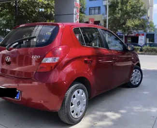 Car Hire Hyundai i20 #6432 Manual in Tirana, equipped with 1.2L engine ➤ From Aldi in Albania.