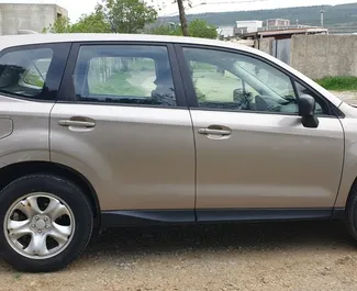 Subaru Forester 2015 car hire in Georgia, featuring ✓ Petrol fuel and 170 horsepower ➤ Starting from 100 GEL per day.