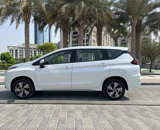 Front view of a rental Mitsubishi Xpander in Dubai, UAE ✓ Car #5127. ✓ Automatic TM ✓ 0 reviews.