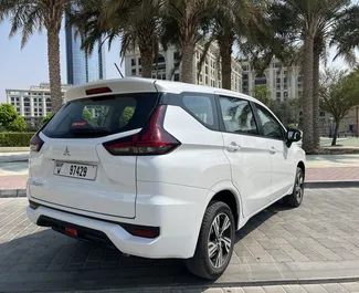 Mitsubishi Xpander rental. Comfort, Minivan Car for Renting in the UAE ✓ Deposit of 1500 AED ✓ TPL, SCDW, Passengers, Theft insurance options.