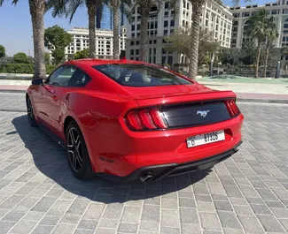 Petrol 2.3L engine of Ford Mustang Coupe 2022 for rental in Dubai.