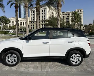 Арендуйте Hyundai Creta 2022 в ОАЭ. Топливо: Бензин. Мощность: 137 л.с. ➤ Стоимость от 115 AED в сутки.