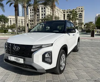 Front view of a rental Hyundai Creta in Dubai, UAE ✓ Car #4874. ✓ Automatic TM ✓ 0 reviews.