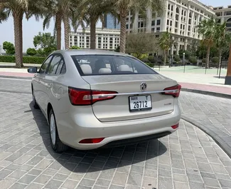 MG Motor 5 – автомобиль категории Комфорт напрокат в ОАЭ ✓ Депозит 1500 AED ✓ Страхование: ОСАГО, Супер КАСКО, Пассажиры, От угона.