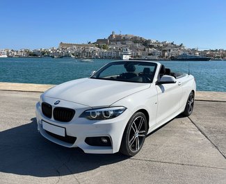 BMW 218i Convertible, Automatic for rent in  Ibiza Airport (IBZ)