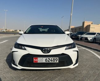 Rent a Toyota Corolla in Abu Dhabi UAE