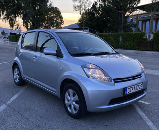 Daihatsu Sirion, Petrol car hire in Montenegro