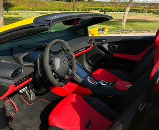 Cheap Lamborghini Huracan Evo Cabrio, 5.2 litres for rent in  UAE