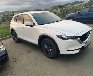 Front view of a rental Mazda Cx-5 in Tbilisi, Georgia ✓ Car #7025. ✓ Automatic TM ✓ 1 reviews.