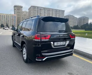 Toyota Land Cruiser 300 2022 car hire in Azerbaijan, featuring ✓ Petrol fuel and 309 horsepower ➤ Starting from 218 AZN per day.