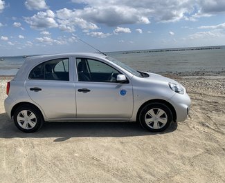 Hire a Nissan March car at Larnaca airport in  Cyprus