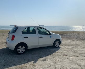 Hire a Nissan March car at Larnaca airport in  Cyprus