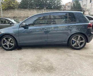 Volkswagen Golf 6 2010 car hire in Albania, featuring ✓ Petrol fuel and  horsepower ➤ Starting from 35 EUR per day.