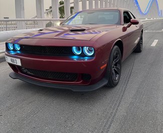 Hire a Dodge Challenger car at Dubai airport in  UAE