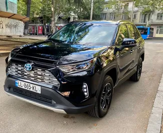 Front view of a rental Toyota Rav4 in Tbilisi, Georgia ✓ Car #7569. ✓ Automatic TM ✓ 1 reviews.