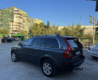 Front view of a rental Volvo XC90 in Tirana, Albania ✓ Car #7333. ✓ Automatic TM ✓ 0 reviews.