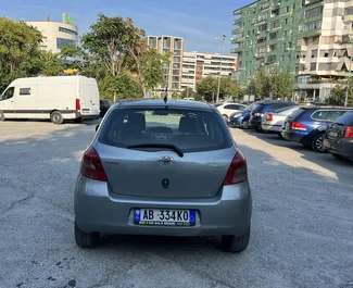 Toyota Yaris 2009 available for rent in Tirana, with unlimited mileage limit.