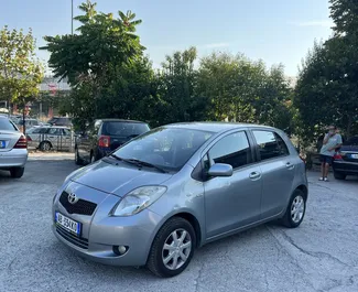 Toyota Yaris 2009 car hire in Albania, featuring ✓ Diesel fuel and 90 horsepower ➤ Starting from 35 EUR per day.