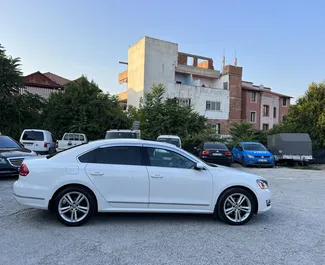Front view of a rental Volkswagen Passat in Tirana, Albania ✓ Car #7336. ✓ Automatic TM ✓ 0 reviews.