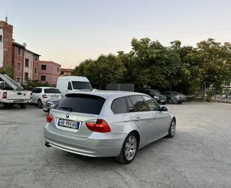 Front view of a rental BMW 330d Touring in Tirana, Albania ✓ Car #7345. ✓ Automatic TM ✓ 0 reviews.