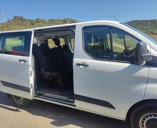Ford Tourneo Custom 2014 car hire in Albania, featuring ✓ Diesel fuel and 120 horsepower ➤ Starting from 80 EUR per day.