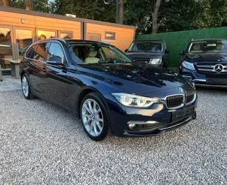 Front view of a rental BMW 3-series Touring at Burgas Airport, Bulgaria ✓ Car #1846. ✓ Automatic TM ✓ 0 reviews.