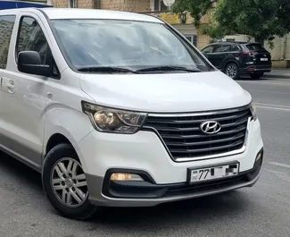 Front view of a rental Hyundai H1 in Baku, Azerbaijan ✓ Car #7808. ✓ Automatic TM ✓ 0 reviews.