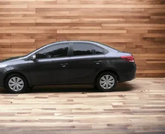 Toyota Vios 2022 available for rent in Bangkok, with unlimited mileage limit.
