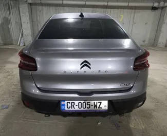 Citroen C4 X 2023 with Front drive system, available at Tbilisi Airport.